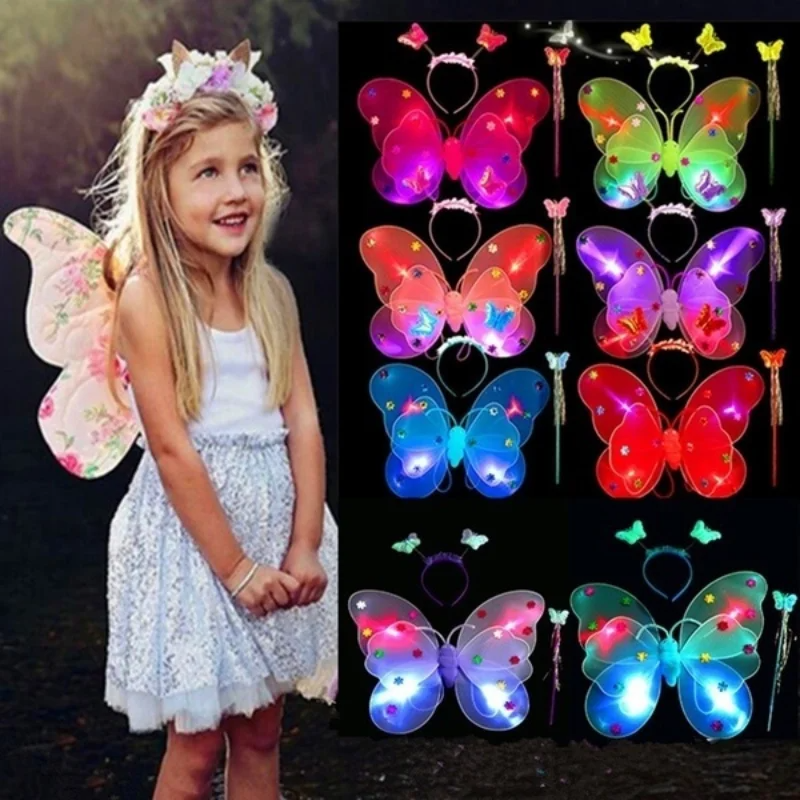 Glitter fairy accessories set