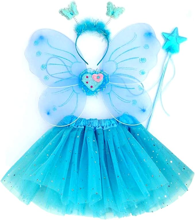 Glitter fairy accessories set