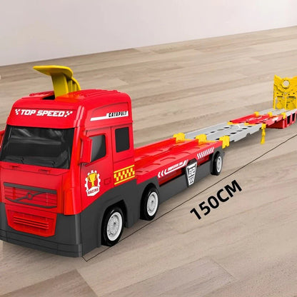 KiddoTrace™ - Transportable truck with 6 free cars 