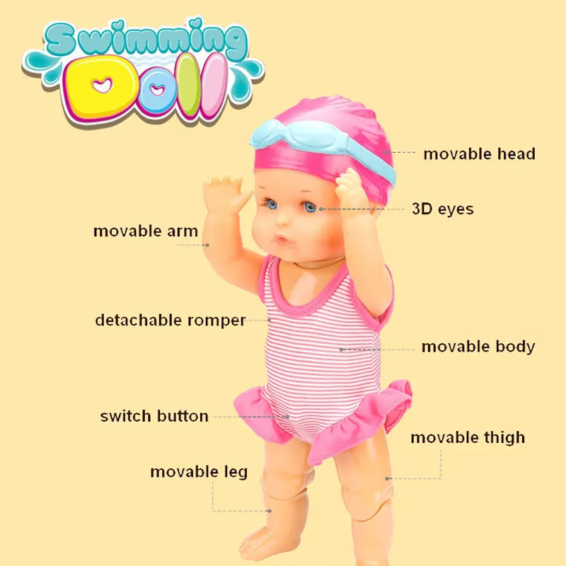 Wasserdichte Schwimmpuppe | KiddoDoll™ 